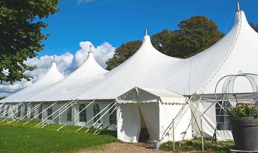 sleek white portable restrooms for outdoor events, providing a reliable and functional option for those in need in Bridgewater